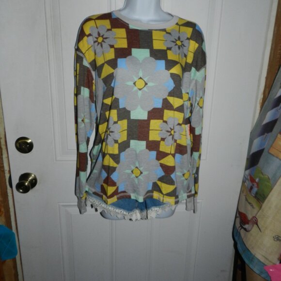 Free People Movement Keep Rolling Printed Long-Sleeve Women's S🆕⌚📦🏃💨🚚 - Picture 4 of 16